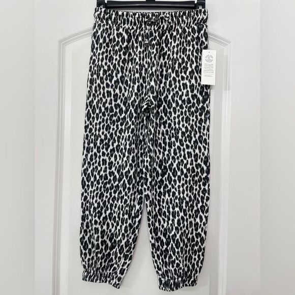 Treasure & Bond Joggers cheetah/animal print Loungewear Sweatpants - Picture 1 of 5